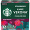 Starbucks Dark Roast K-Cup Coffee Pods - Caffè Verona for Keurig Brewers - 1 Box (32 Pods)