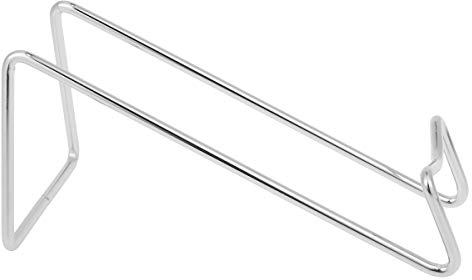BESTonZON Espositore per Vino in Ferro battuto Scaffale per Bottiglie da Birra per Vino Supporto per ripiano da Cucina per banconi da Cucina Bancone da Bar (Argento Brillante)