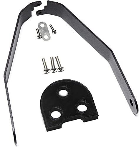 Vestigia® - Aluminio de Soporte para Guardabarros para Xiaomi M365 / Pro Scooter, Kits de Modificación, M365 Accesorios, Patinete Electrico, Scooter Accesorios (Negro)