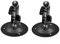 bnafes 2 Pcs Wall Mount Round Base Flexible Bracket Stand for CCTV Camera Camcorder