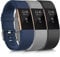 Oumida Bracelet Compatible pour Fitbit Charge 2, Bracelet de Montre pour Homme Femme Bracelet de Sport Silicone Réglable pour Fitbit Charge 2 Grand Petit (sans Montre) (L, 3PACK)