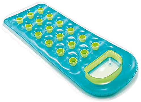 ZXQZ Aufblasbare Poolschwimmer, Wasserlounge Luftmatratze, Sommer Outdoor Strand See Wasser Hängematte Spielzeug Geschenk für Erwachsene Kinder (Color : Green)