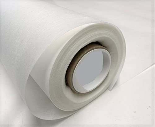 Stofftreff Santi 1 Meter Bügelvlies Styvlin, die Alternative zu H250 fixierbares Bügelvlies/Bügeleinlage Industriequalität Klebevlies Vliesstoff aufbügelbar, Weiß Alternative H 250