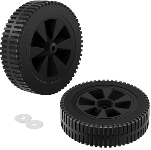 G437-0037-W1 463344015 Ruote da 7 pollici Grill Parti di ricambio per Charbroil Grill Wheels Gas2coal 463436215 463347017 463343015 463376017 463432215 Kenmore 415.5 16123 801 Ruote in plastica nera