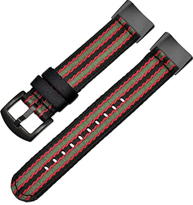 Gheper Gewebtes Nylon Ersatzband Kompatibel mit Fitbit Charge 4/Charge 3/3SE Weiches Atmungsaktives Gewebtes Band Verstellbares Sport-Armband für Frauen Männer