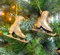 Christbaumschmuck Schlittschuhe Gold Glitzer 2 Stück Weihnachtsbaumschmuck