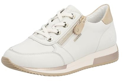 Remonte Damen D0H11 Sneaker, Offwhite/Offwhite/Tan / 81, 44 EU