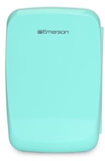Emerson EFC-5000 Portable Mini Fridge Cooler for 6 Cans, Compact 4L Capacity, Lightweight Design, AC/DC Power Compatibility, and Removable Shelf – Perfect for Home, Office, Dorms, and Travel