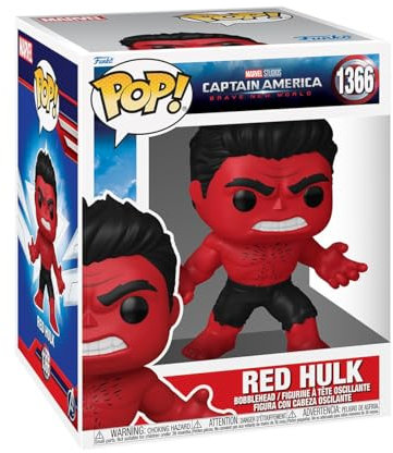 Funko POP! Super: Captain America: Brave New World - Red Hulk - Collectable Vinyl Figure - Gift Idea - Official Merchandise - Toys for Kids & Adults - Movies Fans - Model Figure for Collectors