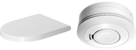 Duravit WC-Sitz Starck 3 & Ei Electronics Ei650 Rauchwarnmelder, Rauchmelder, Stand-Alone-Gerät mit Batterie für 10 Jahre, Testsieger Stiftung Warentest, weiß
