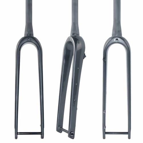 700C Vollcarbon-Rennradgabel Fahrrad Gabel,Carbon Fibre Stiff Fork/Vertical Tube O.D.28.6mm/Vertical Tube Length 300mm/Barrel Axle12*100mm/Disc Brake/Maximum Support700*45CWheelset