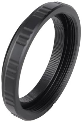 SCT-zu-M48-Adapter, Langlebiger Teleskop-Konverter für die Montage von Astrokameras, Schwarzer Ringadapter aus Aluminiumlegierung für SCT-Innengewinde auf M48x0,75-Außengewinde,