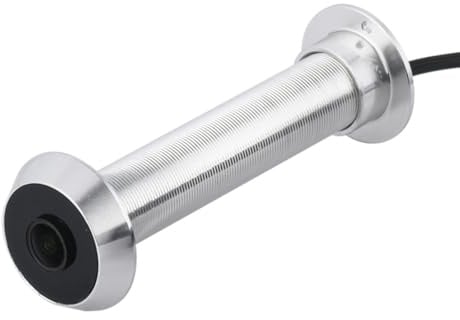 Qerwsdty 1080P Tuya Smart Life Home Digital Viewer Gucklöcher Türkamera Eye WiFi IR Nachtsicht Türaugenkamera EU Stecker Silber