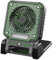Ventilateur solaire pour camping et camping - Portable - Pour la pêche - Climatiseur froid (vert)