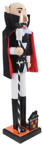 Abaodam Nutcracker Ornament: Wooden Soldier Figure Halloween Doll Statue Spooky Holiday Figurine - For Tabletop Party Day Of The Dead Decorations