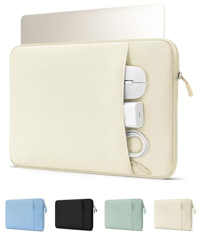 ProCase Laptop Sleeve 13 for MacBook Neo/Air/Pro 13-13.6 inch with A18/M5/M4/M3/M2/M1 Chip 2026-2016, Computer Case Also Compatible with 13HP Dell ASUS Lenovo Acer Chromebook -Beige