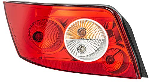 HELLA 2VP 008 736-111 Heckleuchte - Glühlampe - glasklar/rot- ECE - links