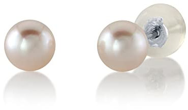 The Pearl Source - 14 Kt Weißgold Rund Akoya-Zuchtperle Perle