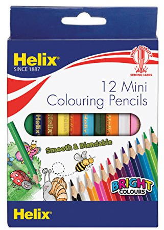 Helix Mini Colouring Pencils (Pack of 12)