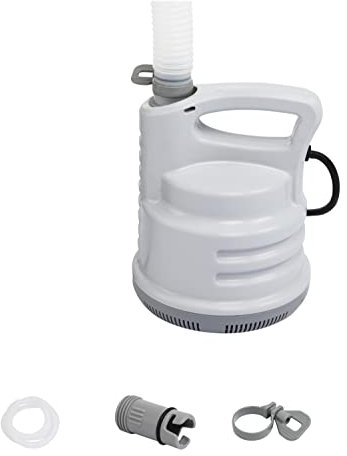 Bestway Flowclear Pool Drain Pump | Drains Up to 800 gal. per Hour | Includes 16 ft. 5 in. Drain Hose & Garden Hose Adapter | Durable, Corrosion-Proof Construction for Easy Pool Maintenance