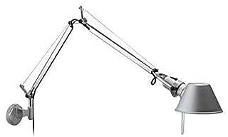 Artemide- Tolomeo Faretto Mini Wandleuchte. Hochwertige Wandlampe mit dreh-und schwenkbarem Spot aus Aluminium. Made in Italy, (lxh): 71cm x 57cm