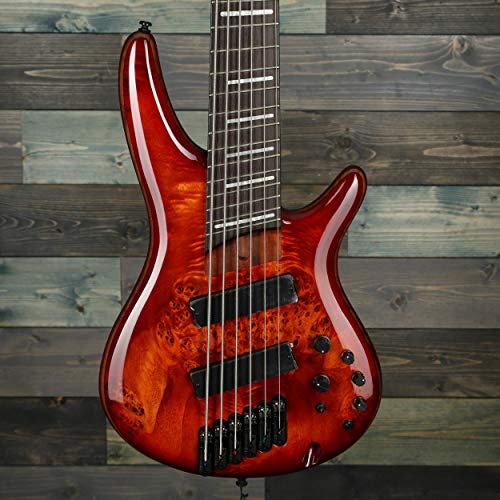 Ibanez Bass Workshop SRMS806-BTT Multiscale Brown Topaz Burst - Basso elettrico a 6 corde