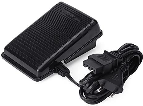 Nähmaschine Fußsteuerung Pedal Speed Controller Pedal Nähmaschine Teile für Sänger Elektronische Fußsteuerung Universal Home Nähmaschine Fußschalter Pedal Variable mit Netzkabel (EU-Stecker)