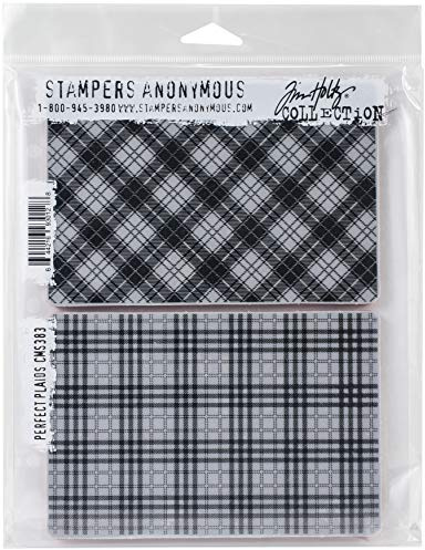 Cling RBBR Stamp Set PFCT Plaid