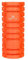Yoga Studio SMR Trigger Point Grid Foam Massage Roller (Orange)