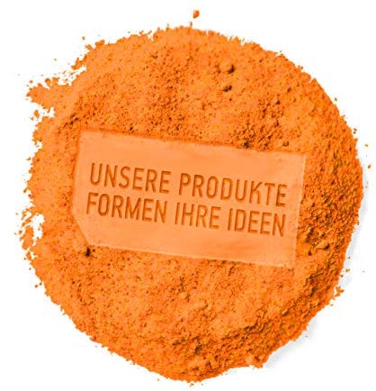 TFC Troll Factory Pigmentos luminosos de día, pigmentos fluorescentes, proyectos de bricolaje, colores neón para manualidades, pintura, naranja, 200 g