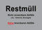 5 Stück Restmüll Aufkleber