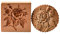 KKPLZZ Holz-Plätzchen-Backform, Ausstecher Prägeform Lebkuchen-Plätzchenform Rose Ausstecher Holz-Plätzchenformen für DIY Pralinen Bonbons Süßigkeiten