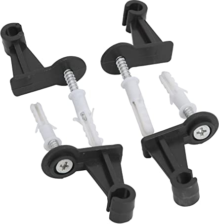 Windhager Wandbefestigung für Metall-Gitterspalier, Befestigung für Spalier, 32 x 16 x 33mm, anthrazit, 4 Stk.