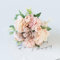 HXSCOO Künstliche Blumen, handgefertigt, Hortensie, Teerose, Brautstrauß, Weihnachtsdekoration, Vase for Zuhause, Hochzeit, Scrapbooking, gefälschte Pflanze (Color : pink)