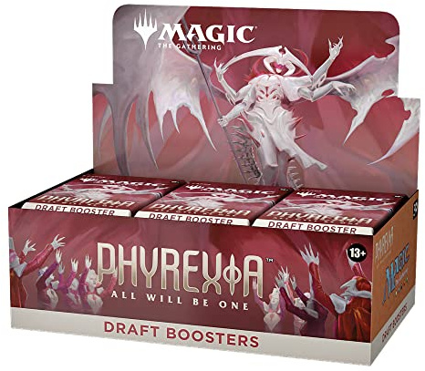 Magic The Gathering Phyrexia: All Will Be One Draft Booster Box | 36 Packs (540 Magic Cards)