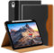ARVOK Cover Custodia per iPad 11 Generazione A16 11 Pollici 2025/iPad 10 Generazione 10,9 Pollici 2022 con Portapenne, Auto Svegliati/Sonno, Custodia Folio Business in Pelle Premium, Grigio & Marrone