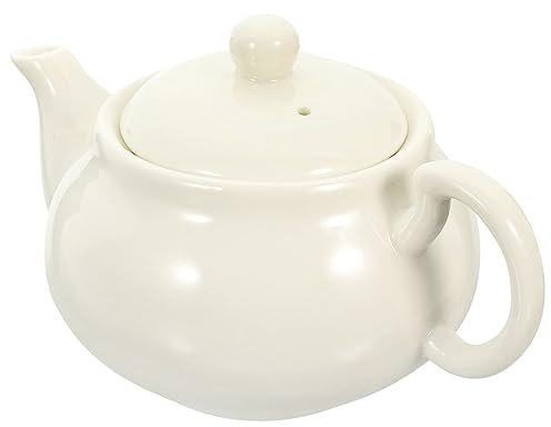 UPKOCH Théière Traditionnelle En Céramique Service À Thé Chinois Blanc