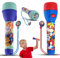 SRV Hub Paw Patr0l Lot de 2 lampes de poche LED en plastique pour enfants, camping, randonnée, voyage, cyclisme, extérieur - Piles incluses avec lumens de 3,5 cm - Taille : 16 cm