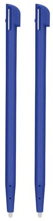 2 stylets bleus de rechange pour écran tactile compatible avec consoles Nintendo 2DS (version plate)
