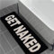 Ragelion Badematte Get Naked Bath Mat Badteppich Badezimmer Bad Teppich rutschfest Waschbar (schwarz, 150 x 50cm)
