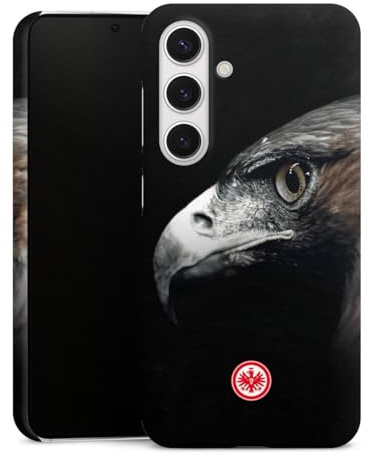 Premium Case kompatibel mit Samsung Galaxy S 24 Smartphone Handyhülle Schutzhülle matt Eintracht Frankfurt Offizielles Lizenzprodukt Europameisterschaft