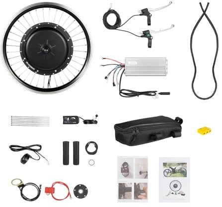Alnemy DC48V 1000W 440rpm Ebike Conversion Kit for Electric Bike,20-inch Wheel Conversion Kit,Front Wheel ebike Electric Bicycle Conversion Kits,8.3kg