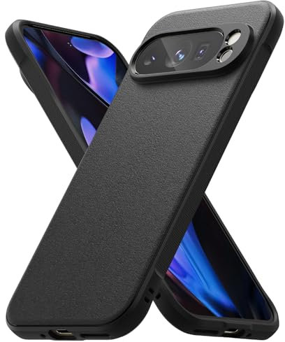 Ringke Onyx Compatible con Funda Google Pixel 9 Pro, Se Siente Bien en la Mano, Resistente al Aceite y la Suciedad, Cortes Precisos para la Cámara - Black