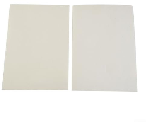 Hitzebeständige Keramikfaser-Dichtung für Ofen, Kamin, 300 mm x 140 mm x 3 mm (2 Stück)