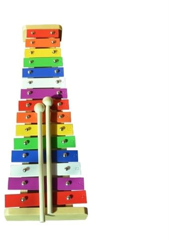 Xylophon Professionelles Farbenfrohes 15-Ton-Aluminiumplatten-Klavier-Percussion-Klaviermusik-Percussion-Instrument Für Anfänger