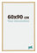 yd. Your Decoration - Puzzlerahmen 60x90 cm - Buche Hell - Puzzlerahmen 1500-2000 Teile - Kunststoff Bilderrahmen - Annecy