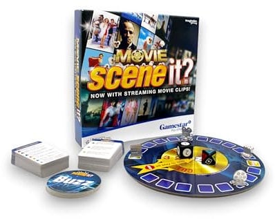 Scene It? Family Board Game - Streaming Movie Clips & Trivia for 2+ Players, Ages 13+