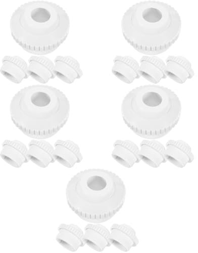 Yardwe 5 Juegos Chorros De Masaje para Piscina Calentador Juguete Bomba De Piscina Hinchables para Piscinas Inflables De Piscina Quinielas Flota SPA Entrada El Plastico 4 Uds * 5