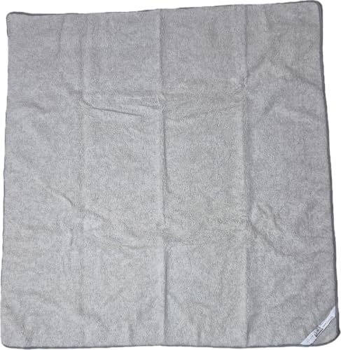 Wolldecke aus 100% Schurwolle, Atmungsaktive Winterdecke, Natürliche Wolldecke für Warme Gemütlichkeit (215x200, Grau)