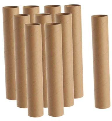 Lljsszr 12, Paper Towel Tubes, Empty Toilet Paper Rolls, Craft Rolls, Sturdy Paper Material, 10cm